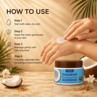 Coconut Moisturizing Cream – 100% Organic